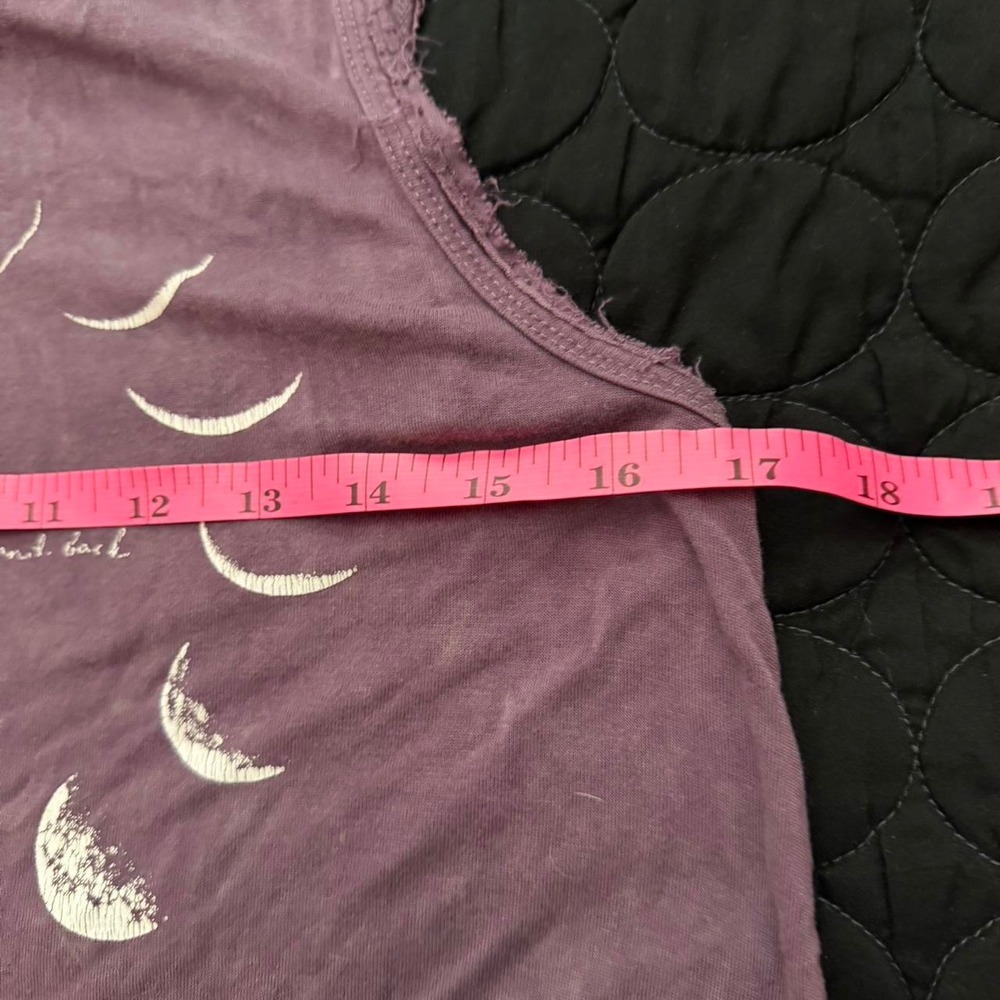 Moon Phase Tank Top Purple Whimsigoth Witchy Fairy Grunge Size S - Picture 4 of 7
